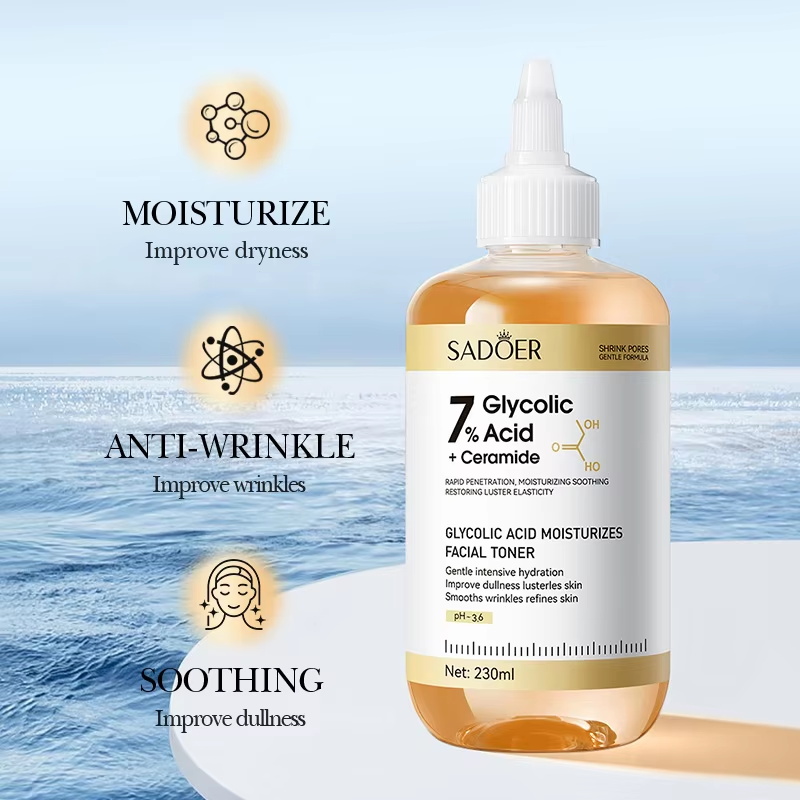 SADOER Glycolic Acid Toner Fac - Essence Serum Toner avaliação e preço