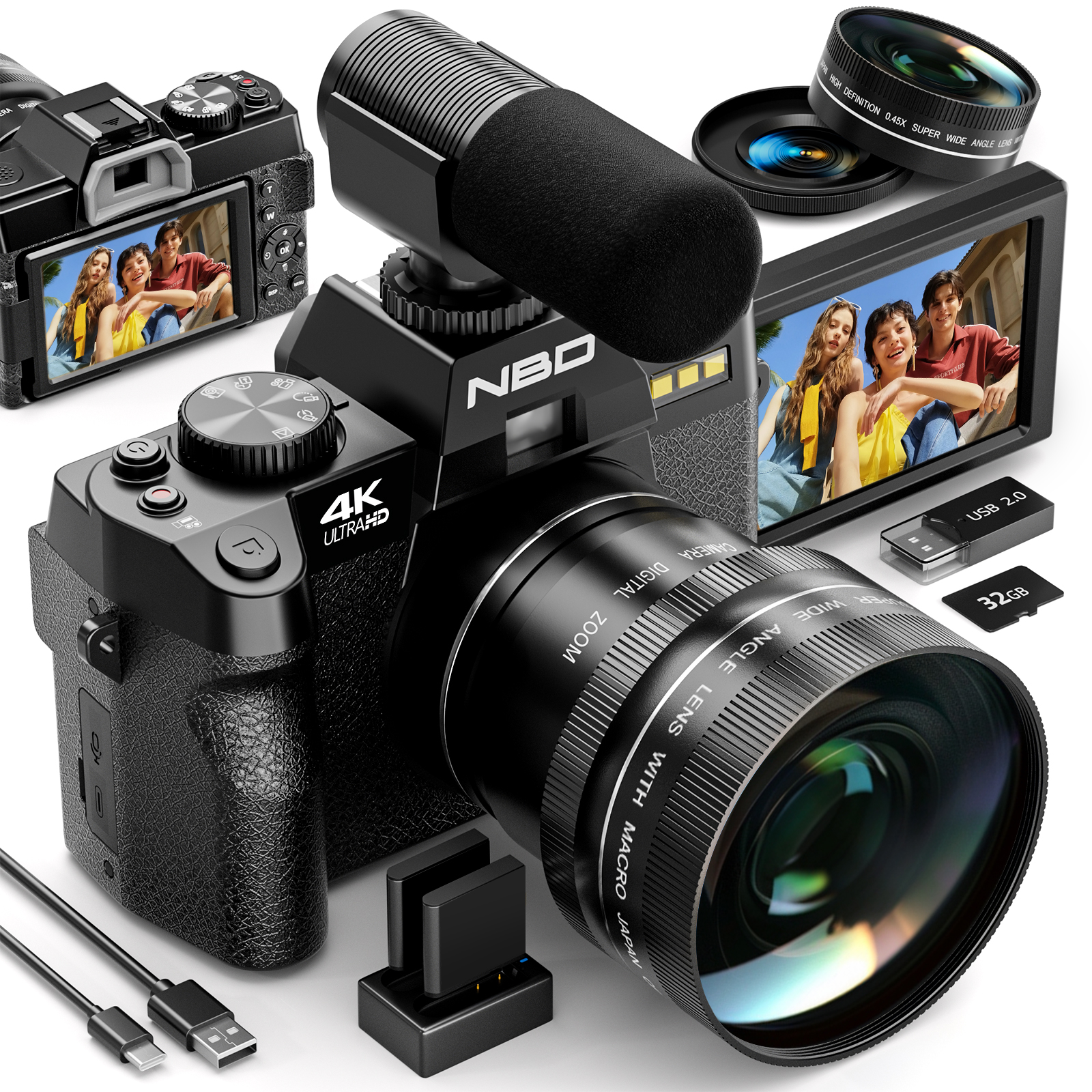 NBD S100F 48MP 4K Digital Came - Korean Lifestyle App avaliação e preço