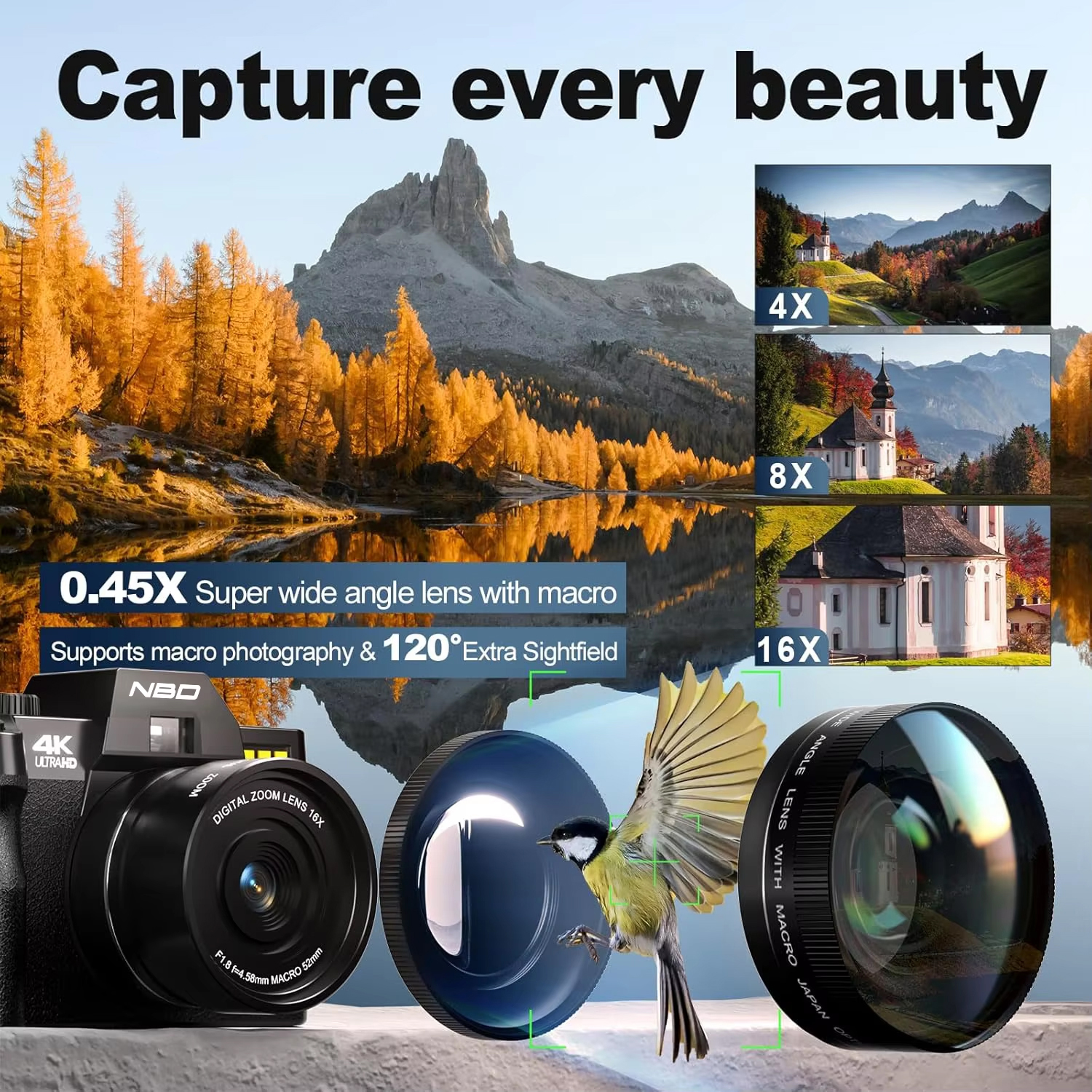 NBD S100F 48MP&4K Digital Came - Korean Lifestyle App avaliação e preço