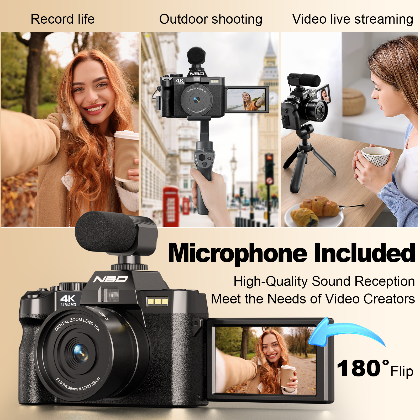 NBD S100F 48MP&4K Digital Came - Korean Lifestyle App avaliação e preço