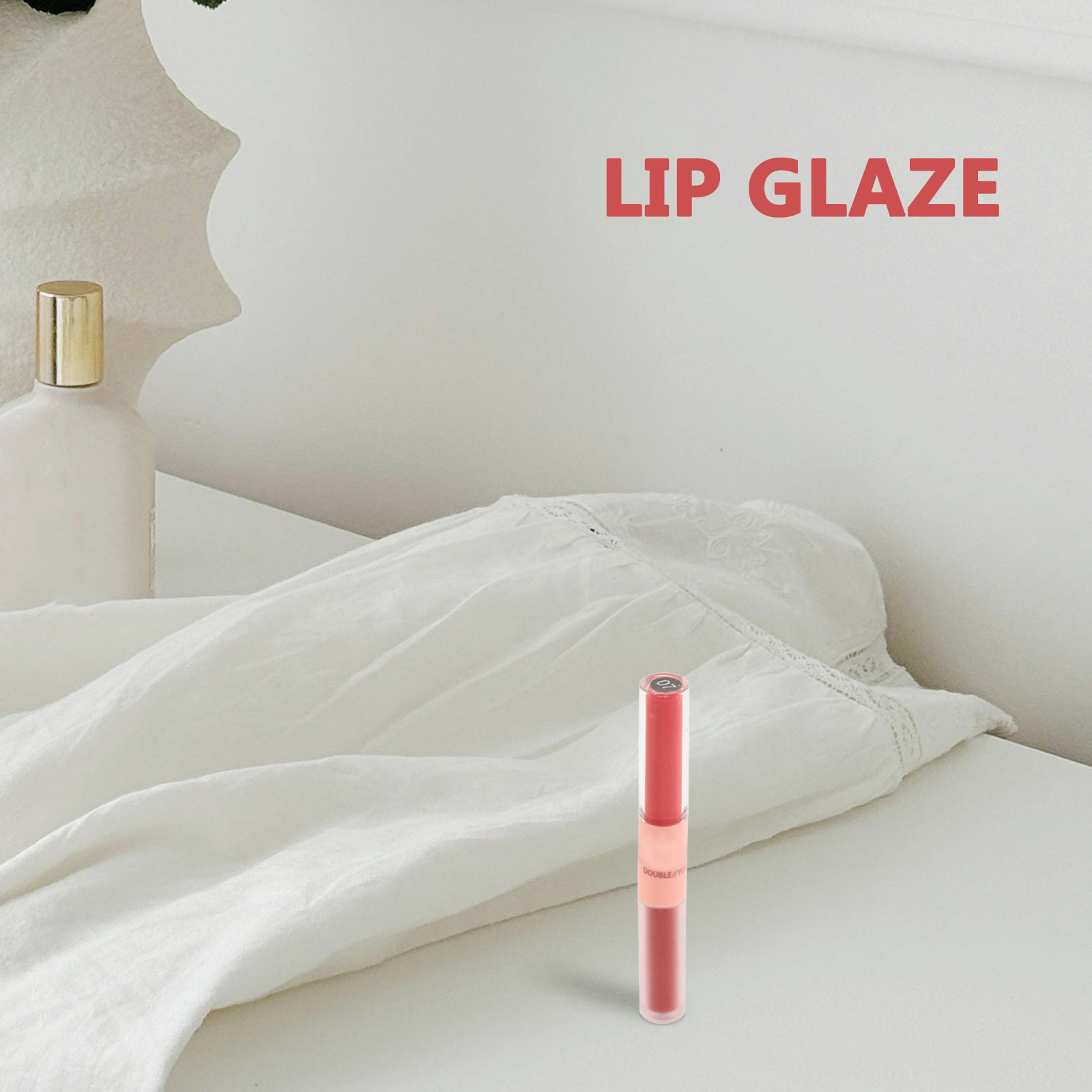 Lip Gloss Easy Apply Color Glo - Lip Tint Korean avaliação e preço