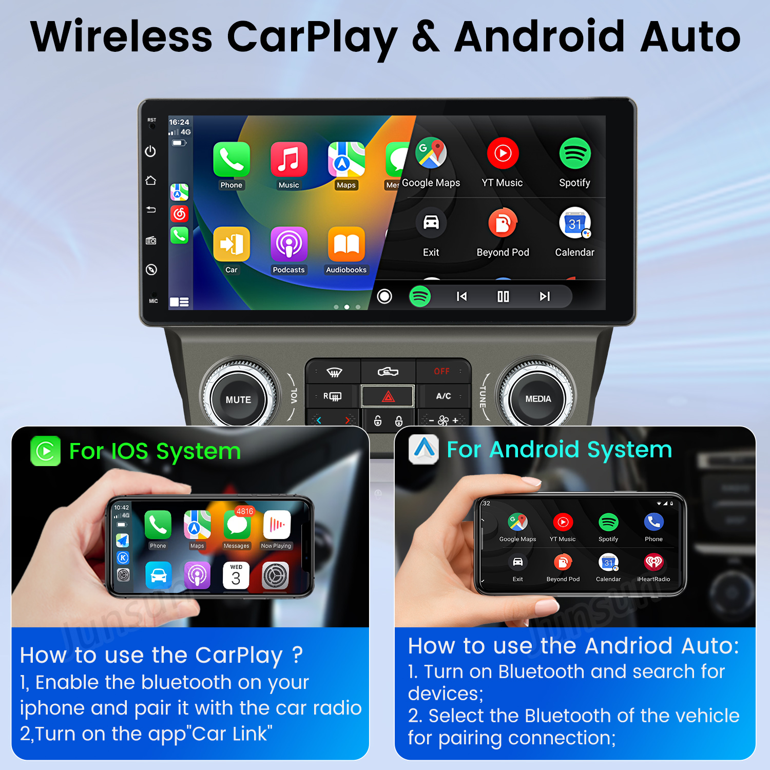 Junsun AI Voice Car Stereo Rad - Korean Lifestyle Products avaliação e preço