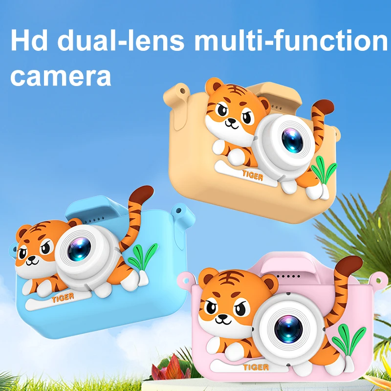 Kids Mini Camera Cartoon Tiger - Korean Girl Lifestyle avaliação e preço