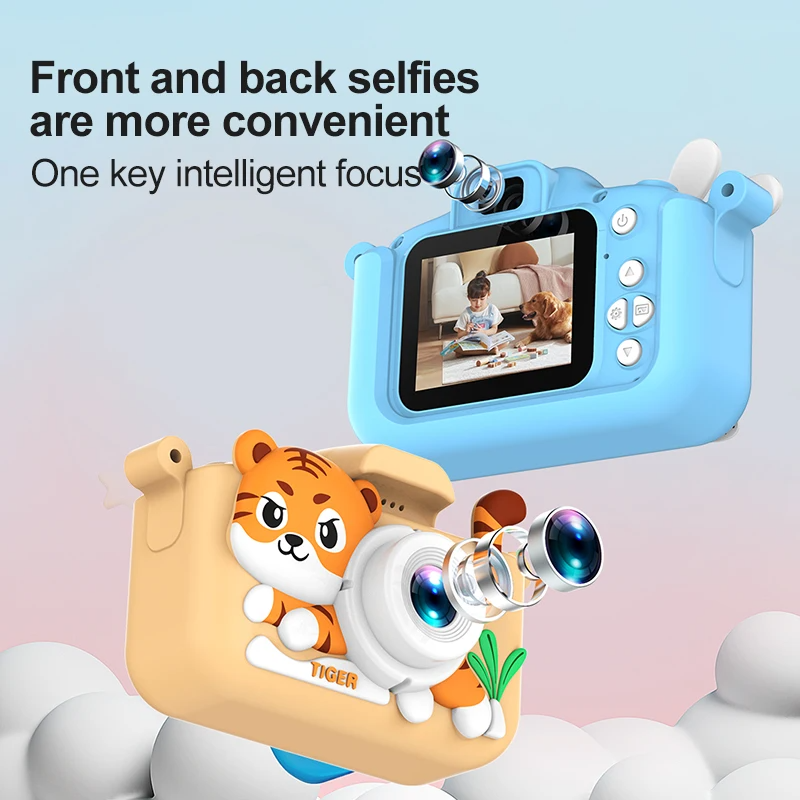 Kids Mini Camera Cartoon Tiger - Korean Girl Lifestyle avaliação e preço