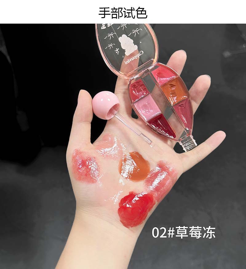 Korean Fashion Six-color Mirro - Lip Tint Korean avaliação e preço