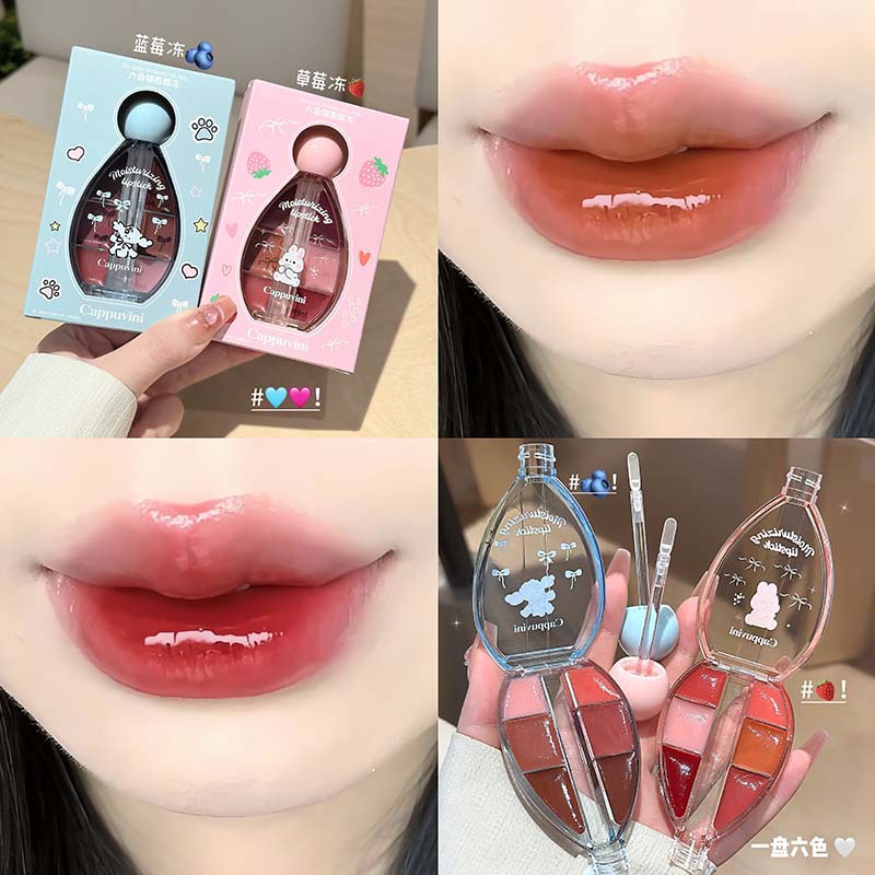 Korean Fashion Six-color Mirro - Lip Tint Korean avaliação e preço