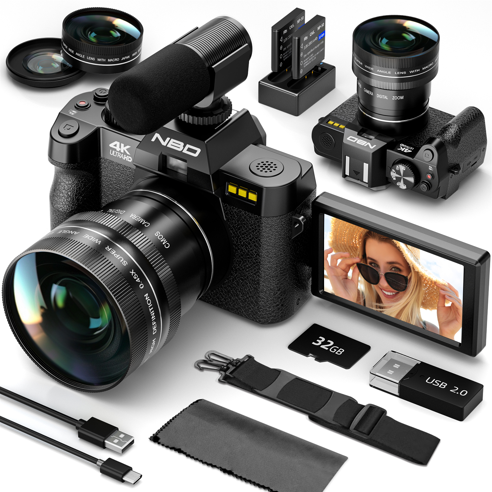 NBD 48MP 4K Digital Camera S10 - Korean Lifestyle App avaliação e preço