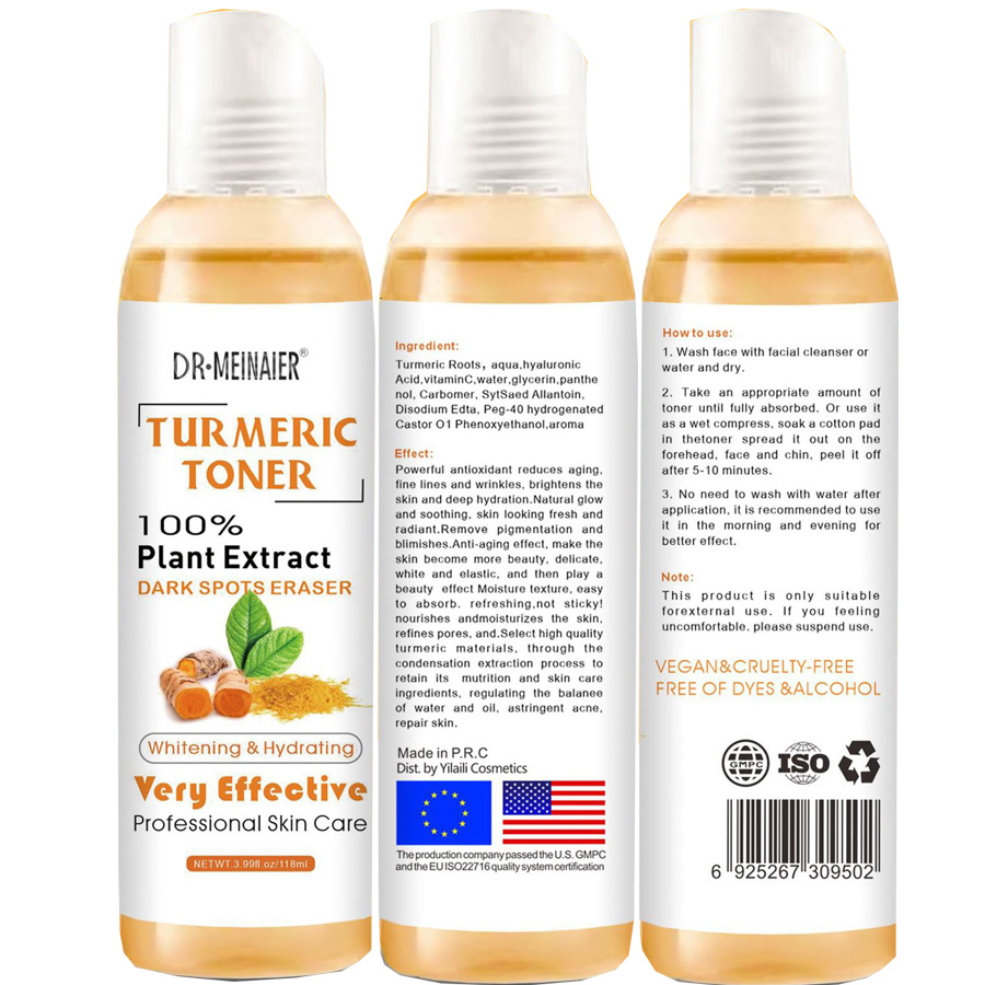 3pcs Turmeric Face Serum White - Essence Serum Toner avaliação e preço