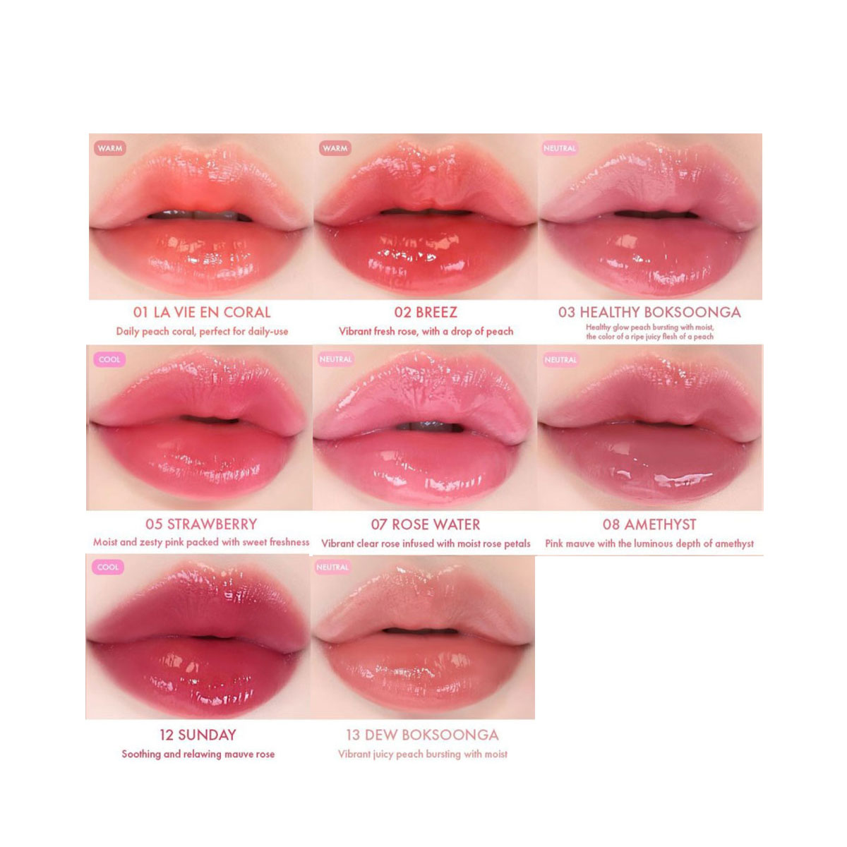 [ClearanceSale] AMUSE DEW TINT - Lip Tint Korean avaliação e preço