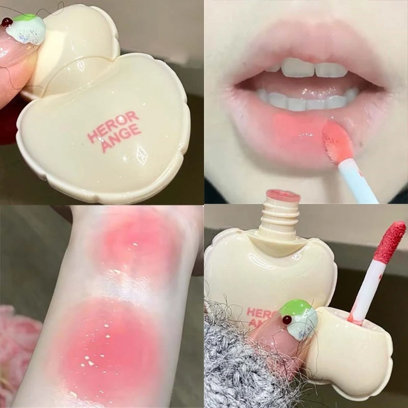 Cute Heart Mirror Liquid Lipst - Lip Tint Korean avaliação e preço