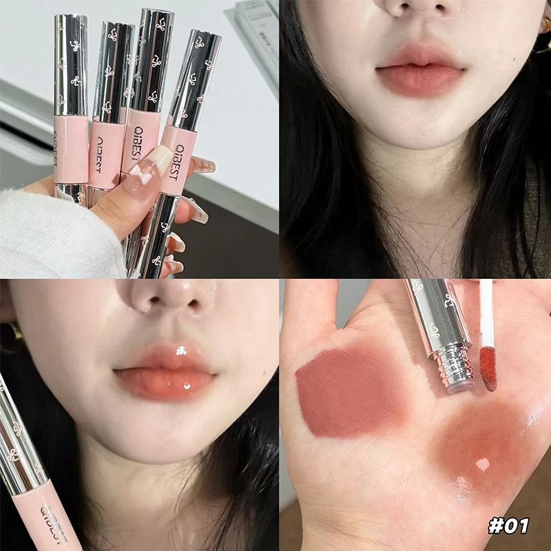 QIBEST Double Head Matte Velve - Lip Tint Korean avaliação e preço