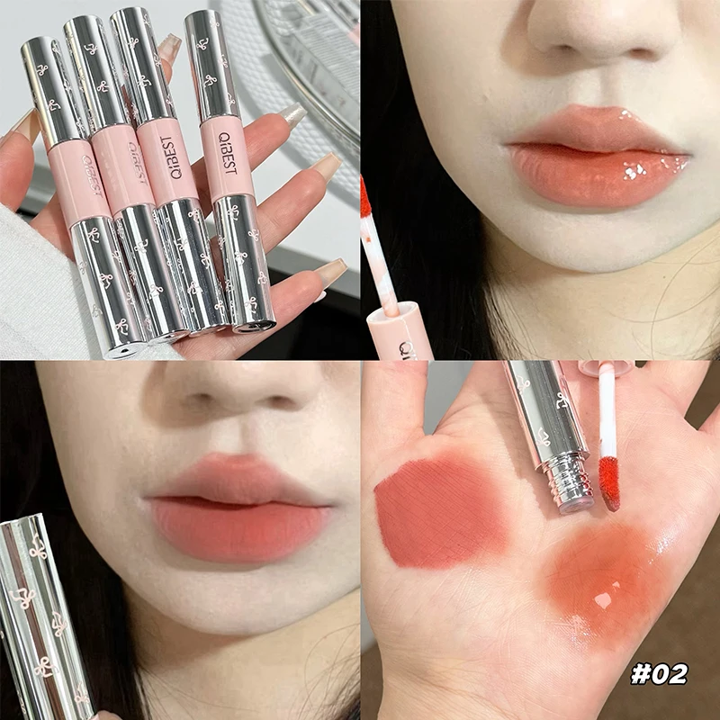 QIBEST Double Head Matte Velve - Lip Tint Korean avaliação e preço