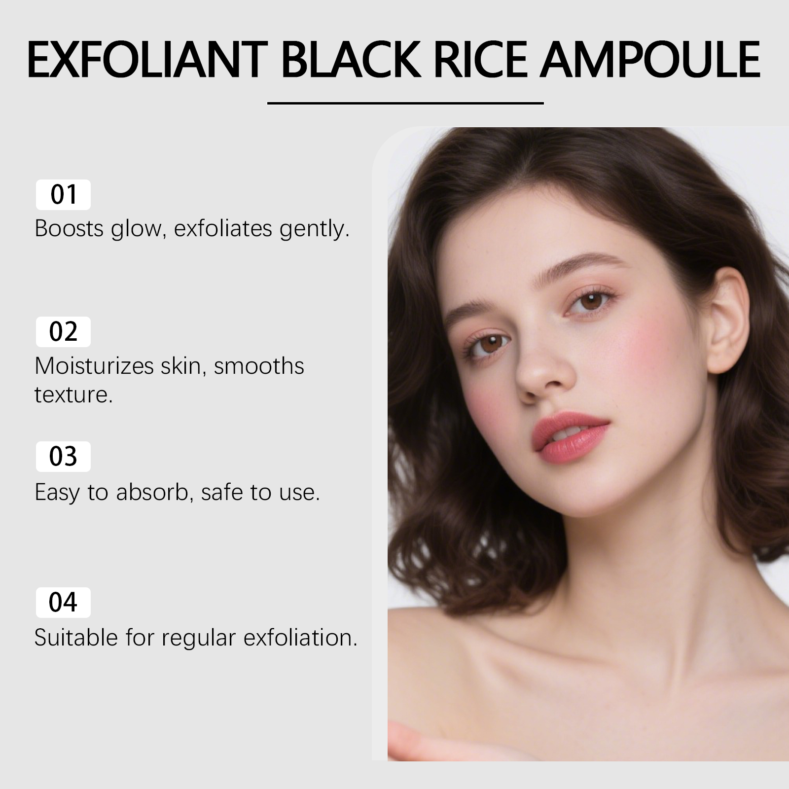 Glow Rice Ampoule White Black  - Essence Serum Toner avaliação e preço