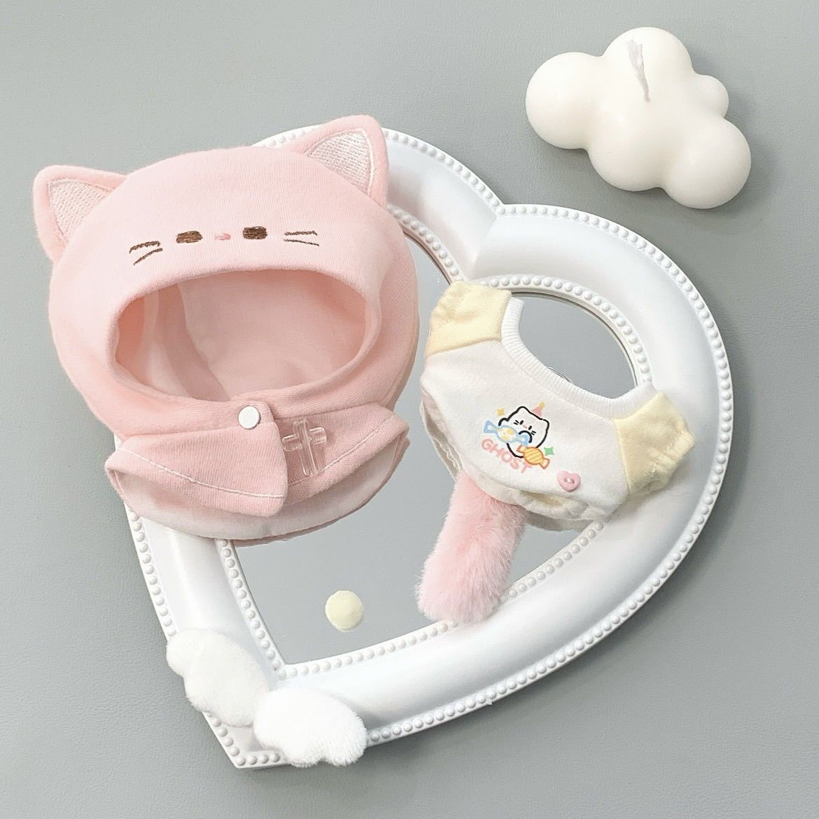 10cm Cotton Doll Cat Ears With - Korean Girl Lifestyle avaliação e preço