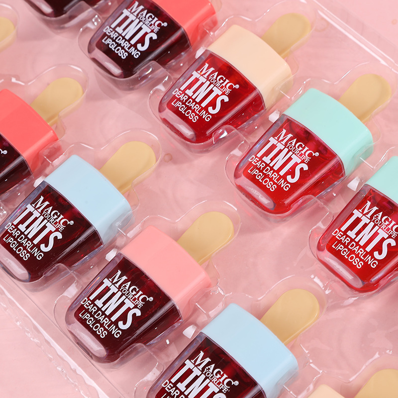 12Pcs Korea Fruit Lip Tint Ice - Lip Tint Korean avaliação e preço