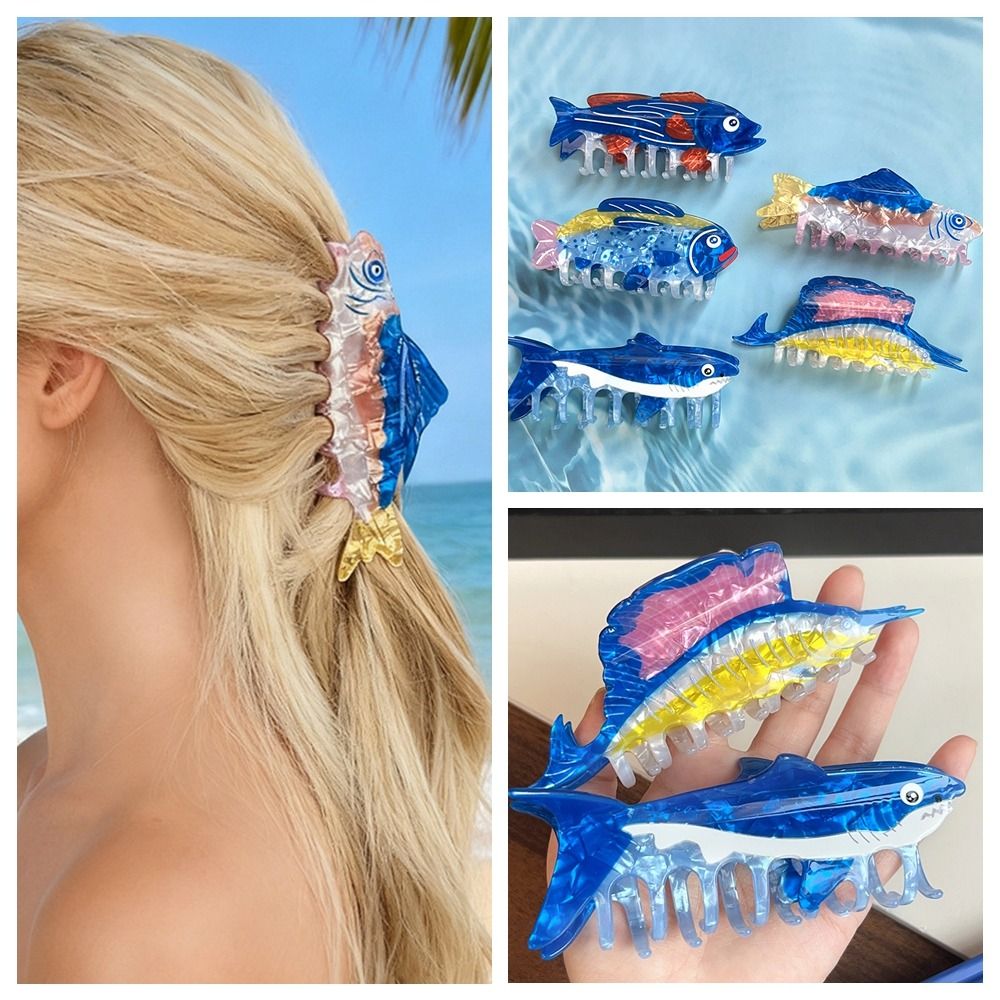 Hairpin Ocean Animal Hair Claw - Korean Girl Lifestyle avaliação e preço