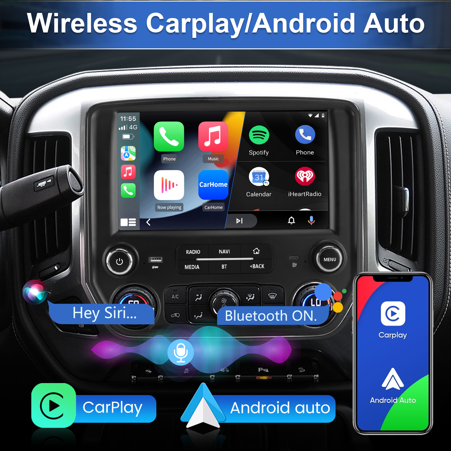 Junsun AI Voice Car Stereo Rad - Korean Lifestyle Products avaliação e preço